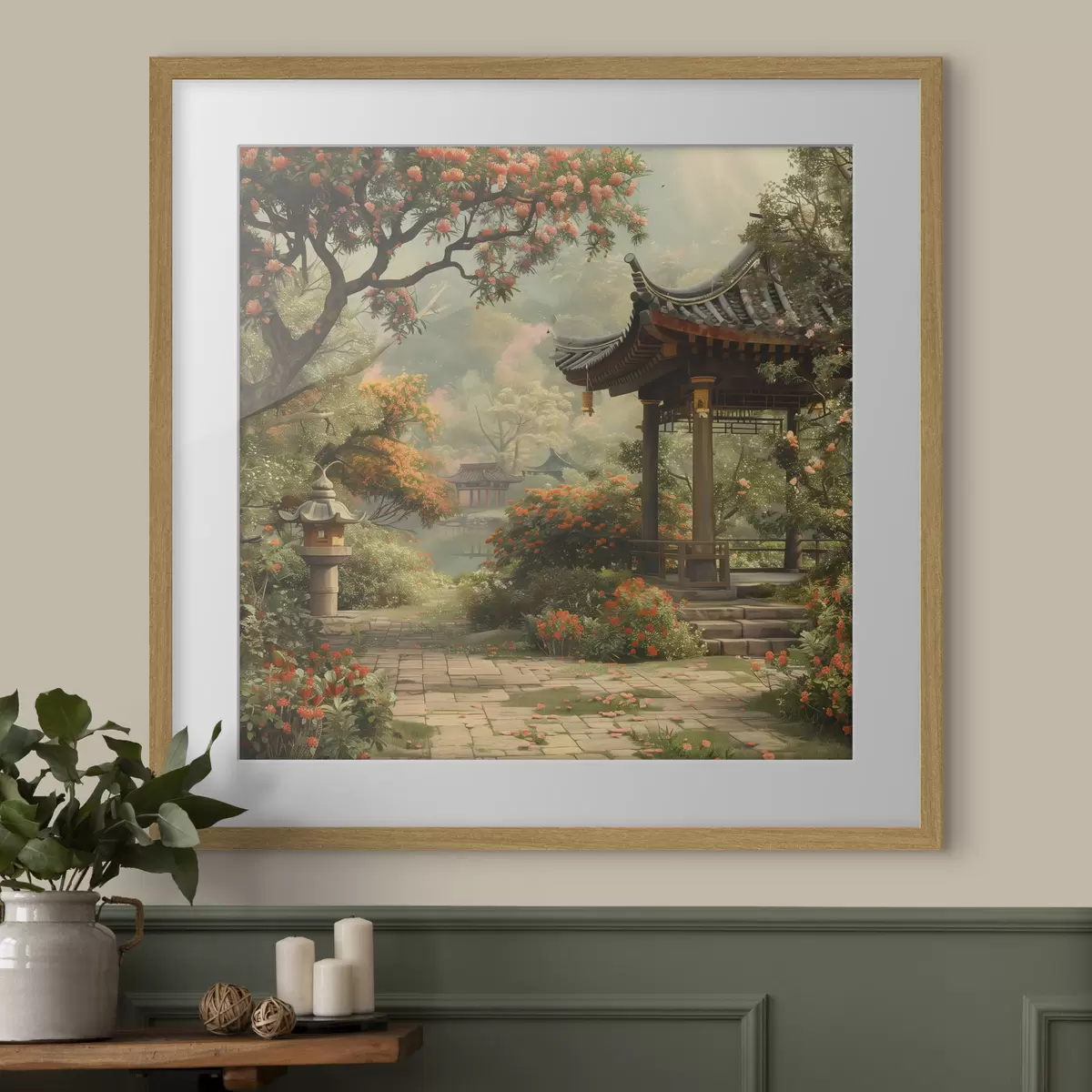 Poster Jardin des pas lents f39772