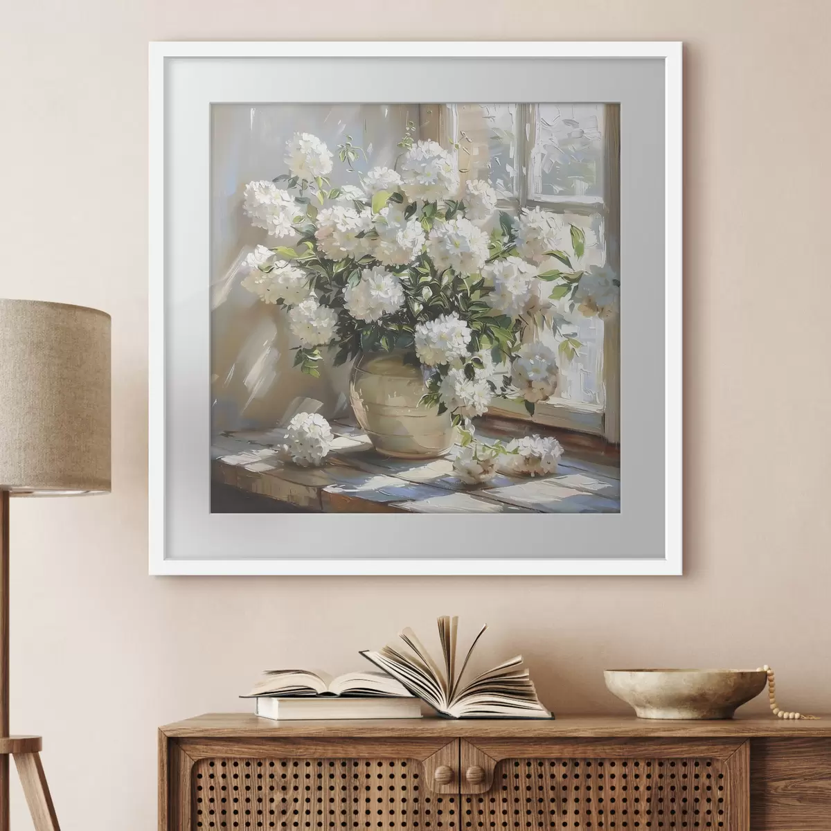 Poster Fleurs à la fenêtre f39779
