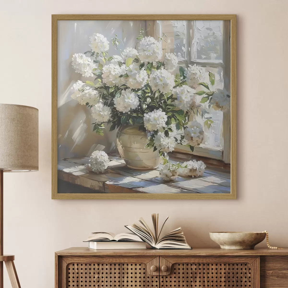 Poster Fleurs à la fenêtre f39779