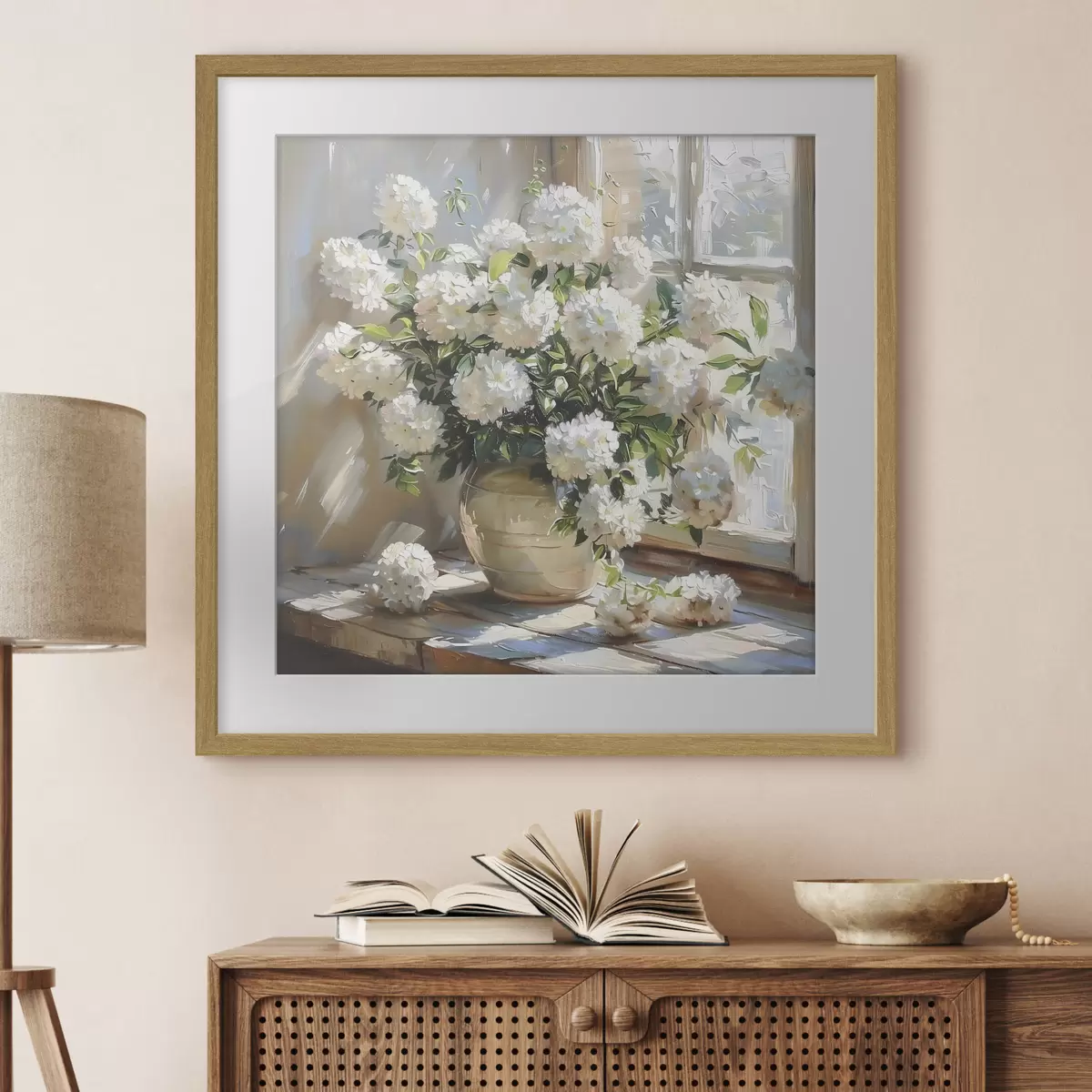 Poster Fleurs à la fenêtre f39779