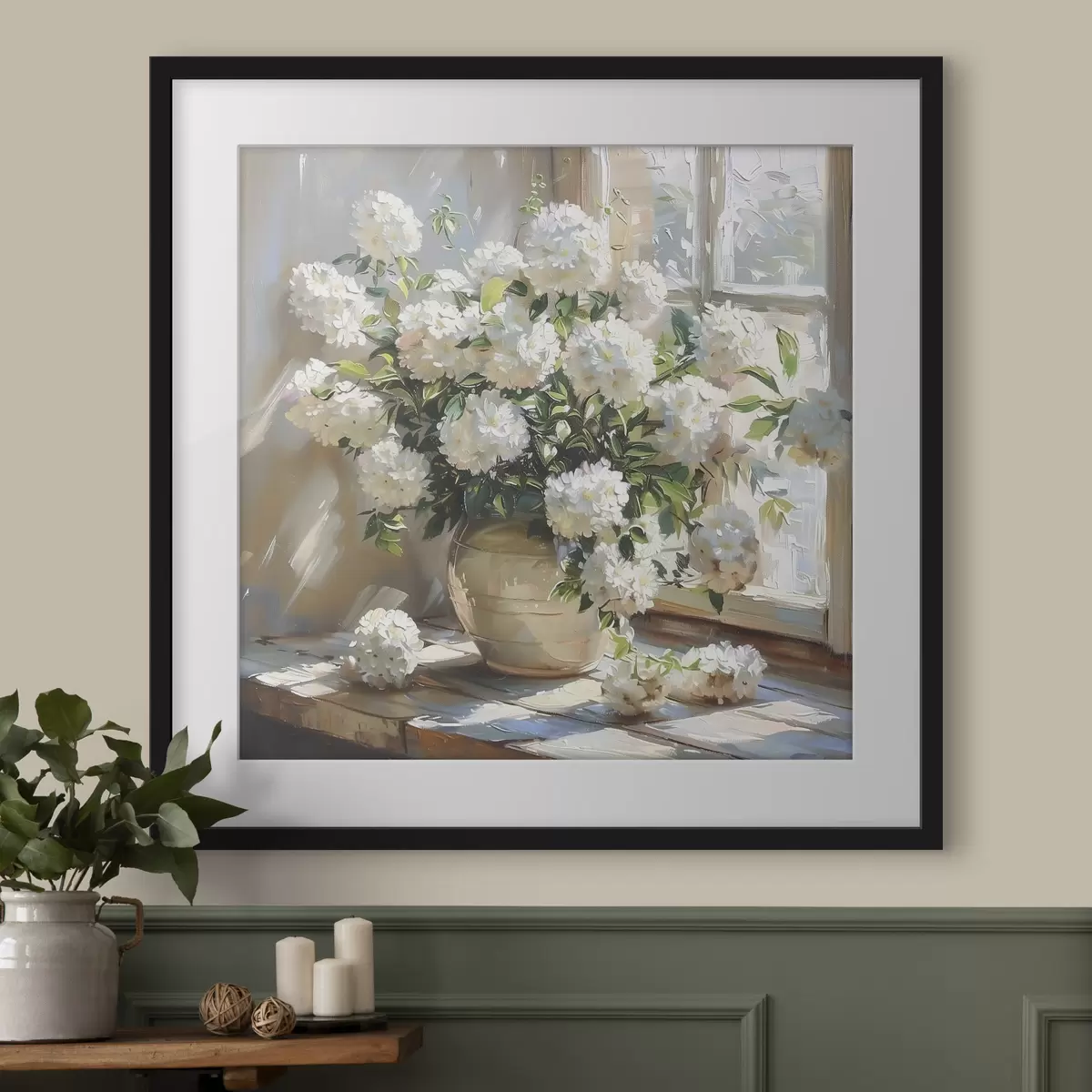 Poster Fleurs à la fenêtre f39779