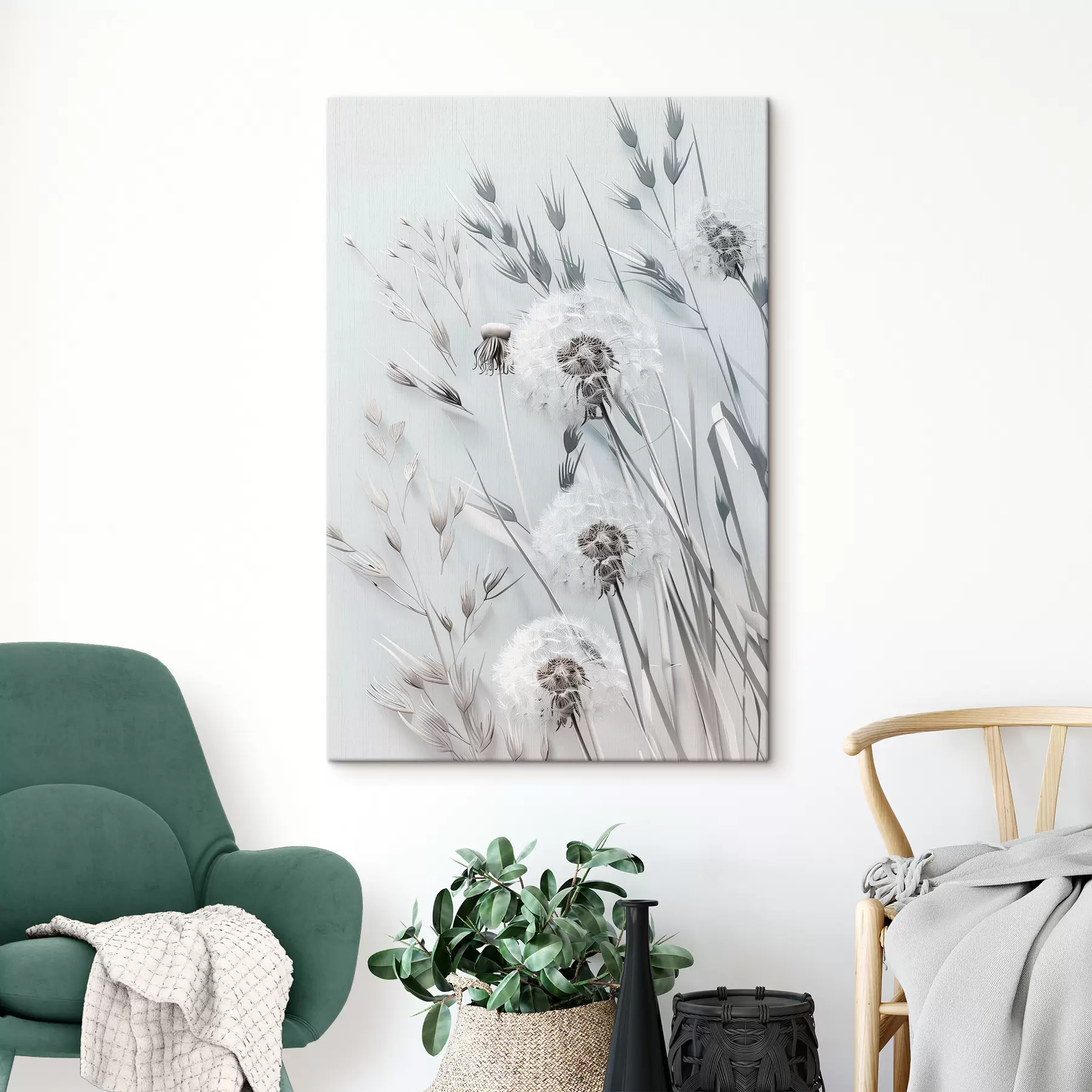 Papier peint Pissenlits tendres s39786