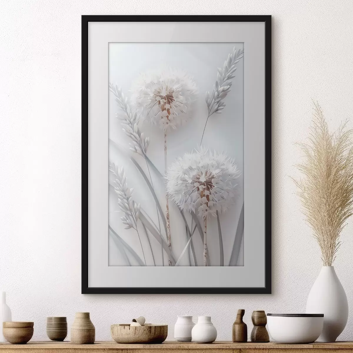 Poster Souhaits en blanc f39787