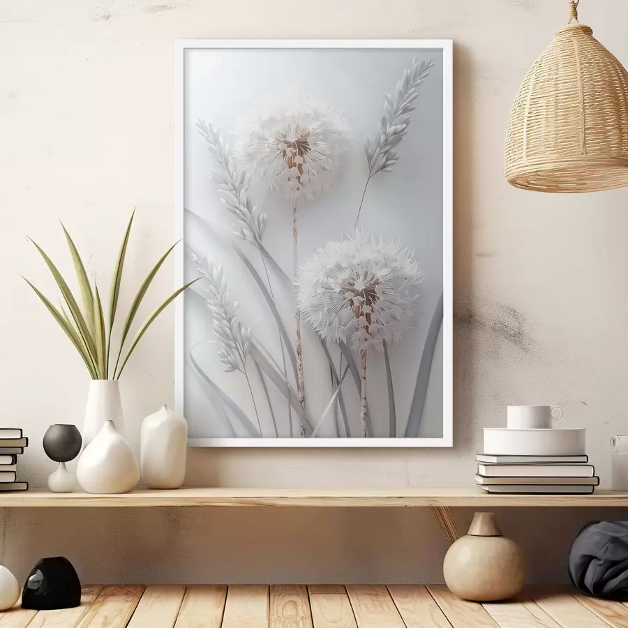 Papier peint Souhaits en blanc f39787