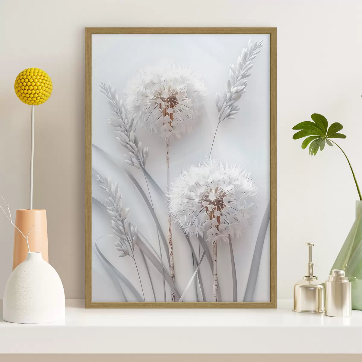 Poster Souhaits en blanc f39787