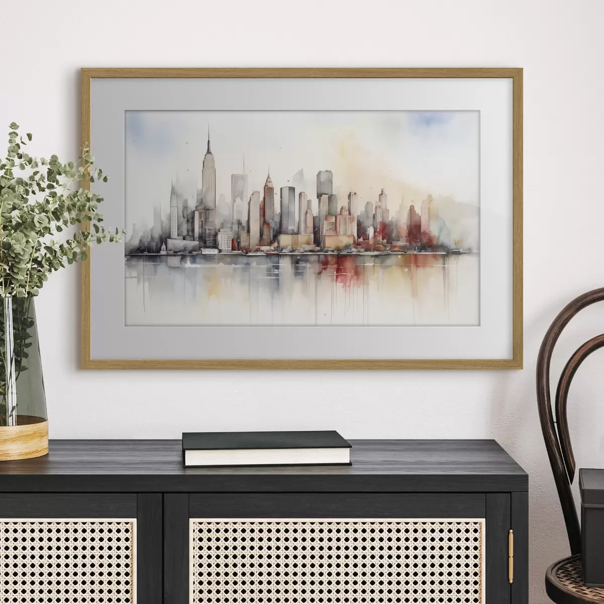 Poster New York au loin f39828