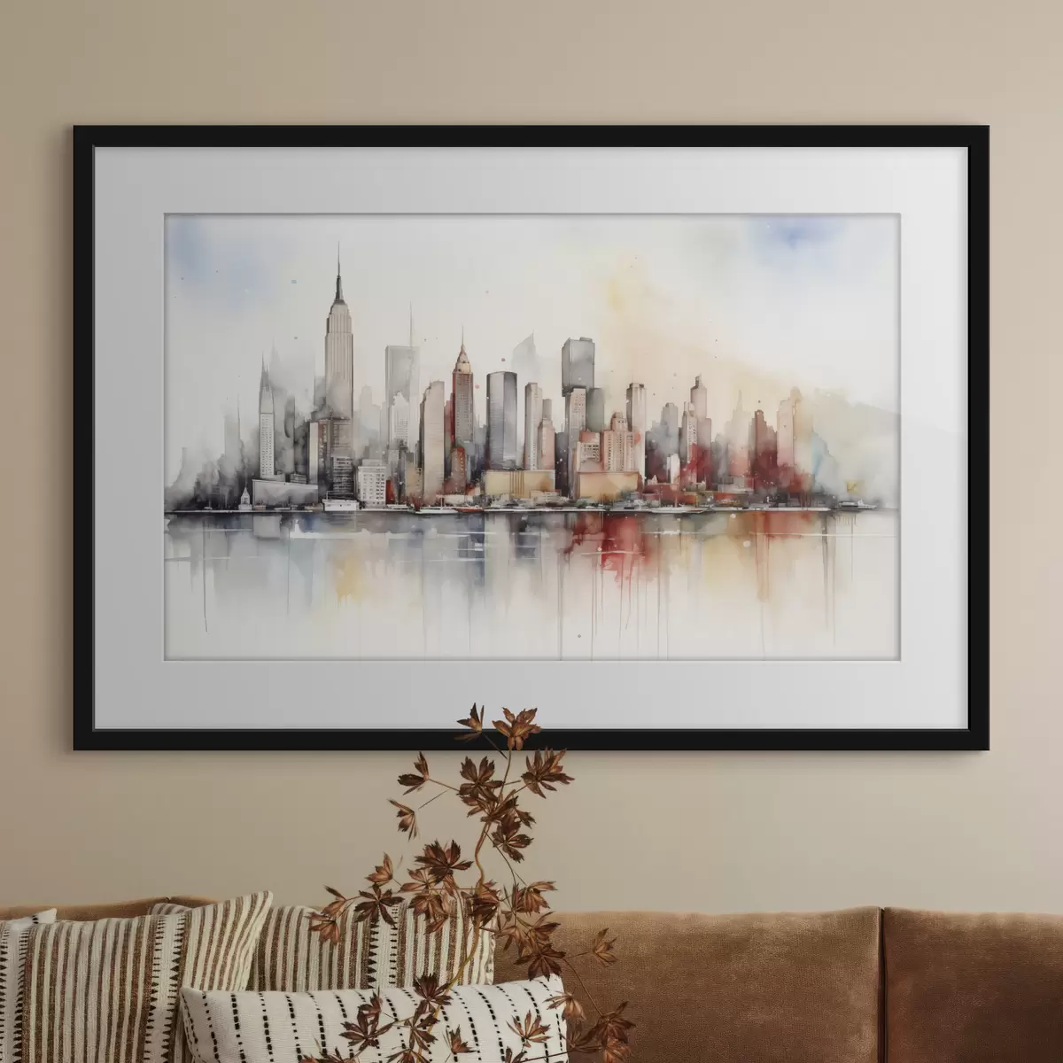 Poster New York au loin f39828