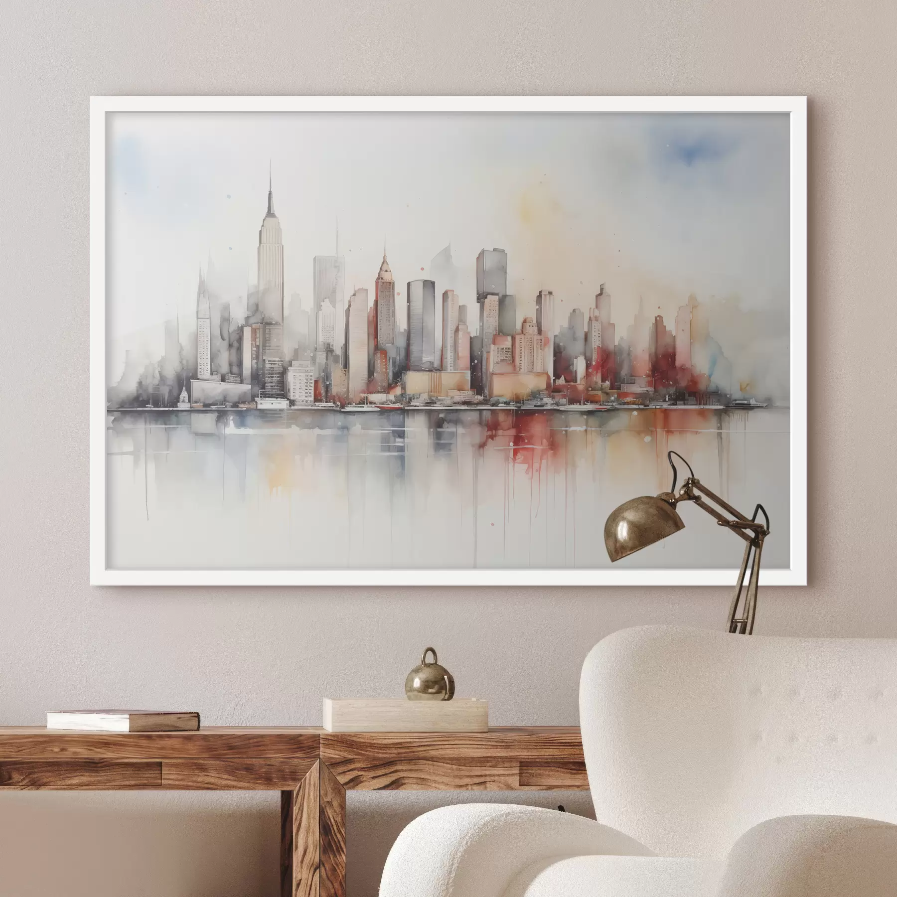 Papier peint New York au loin f39828