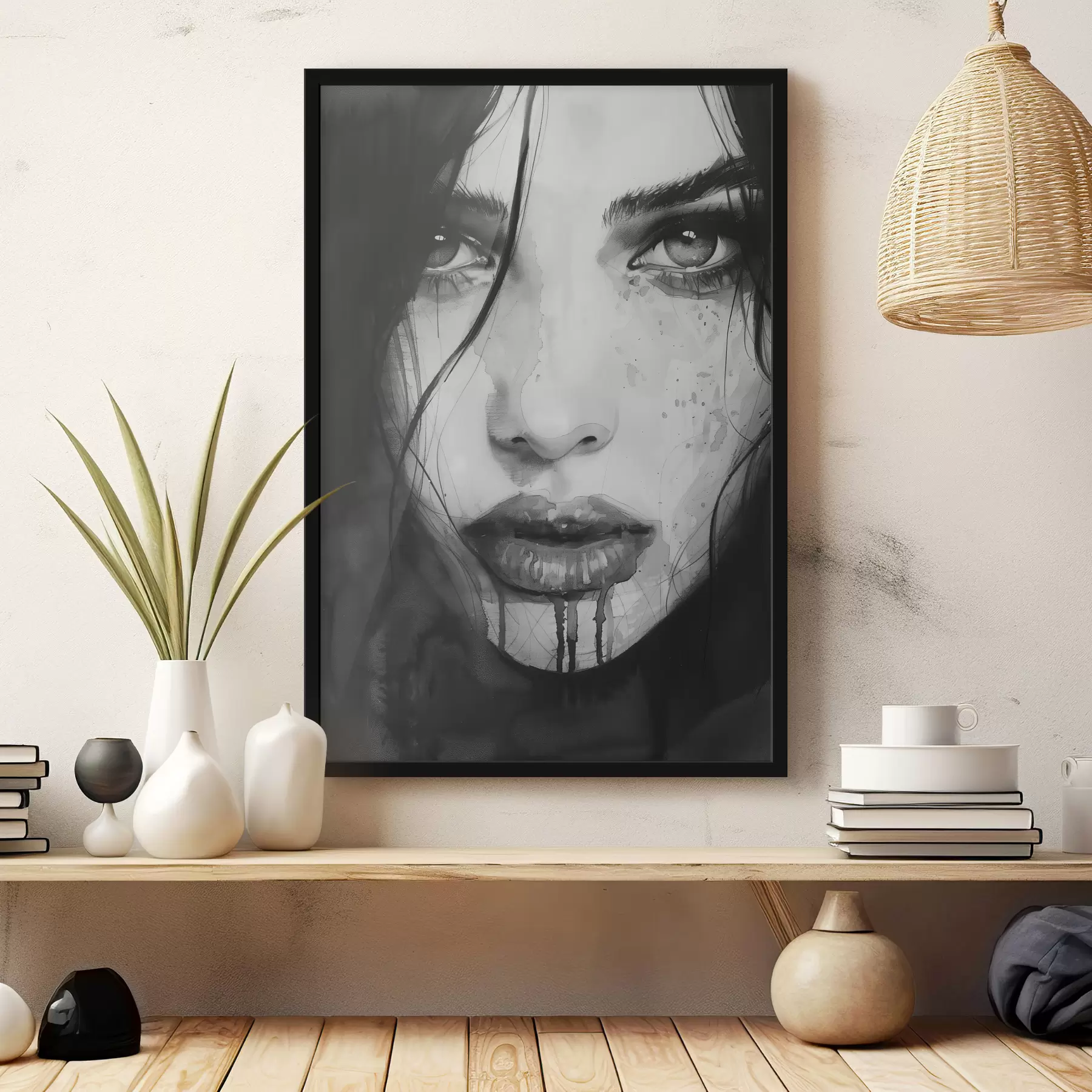 Papier peint Visage d'une fille f39882