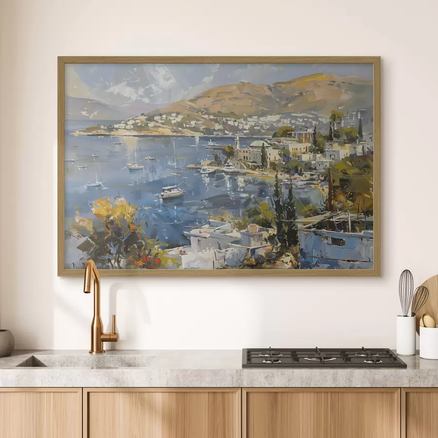 Papier peint Bodrum, une ville côtière turque f39907