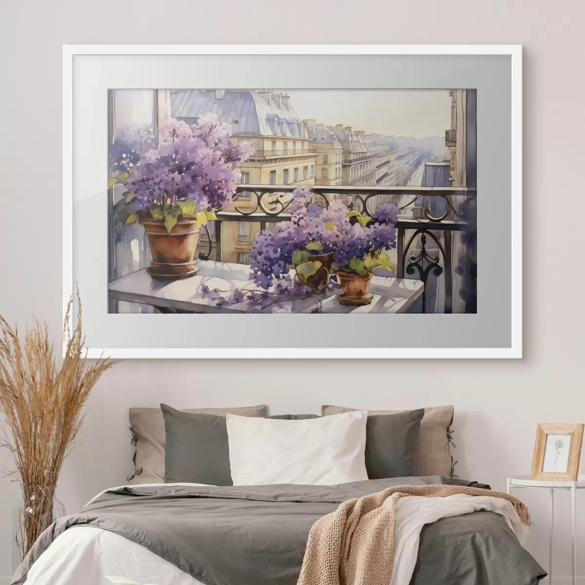 Poster Printemps au balcon f39931