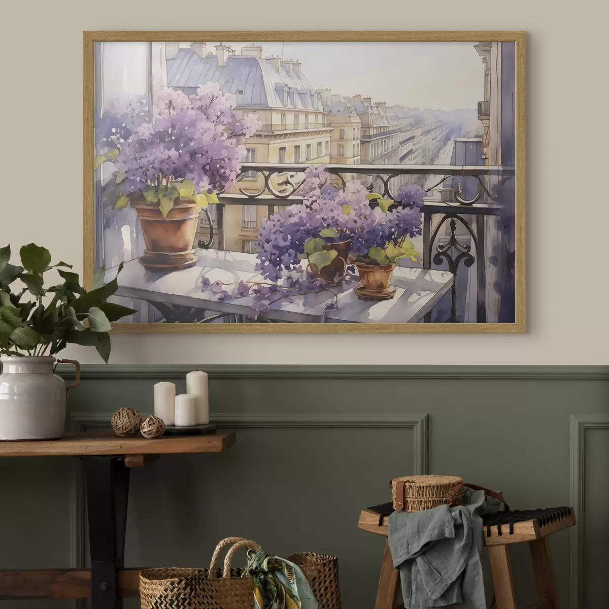 Poster Printemps au balcon f39931