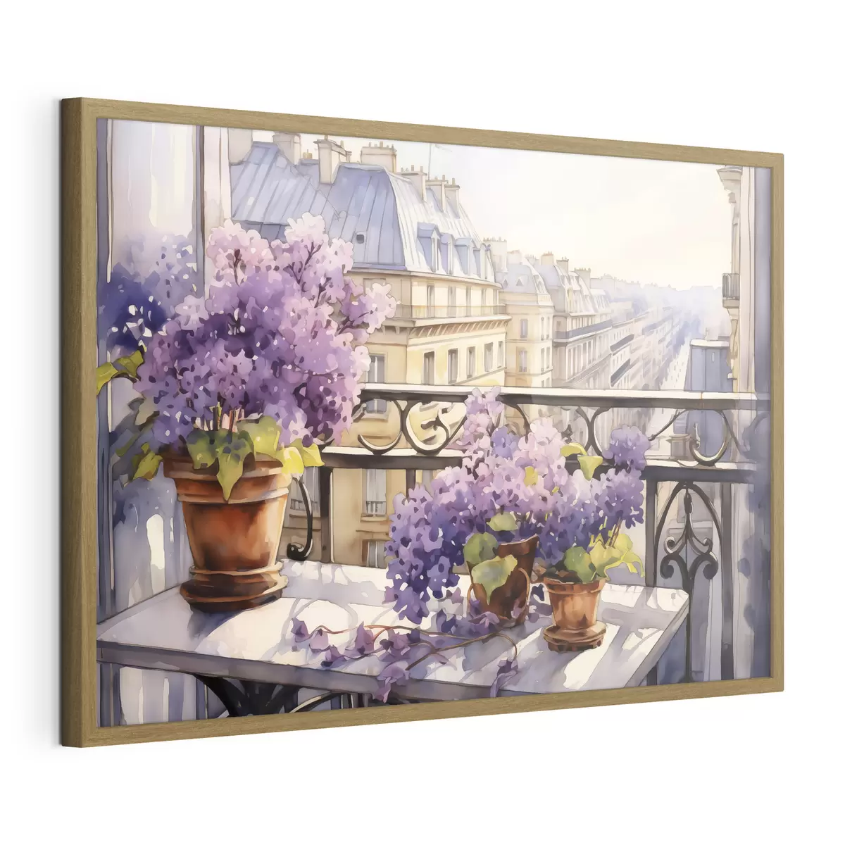 Poster Printemps au balcon f39931