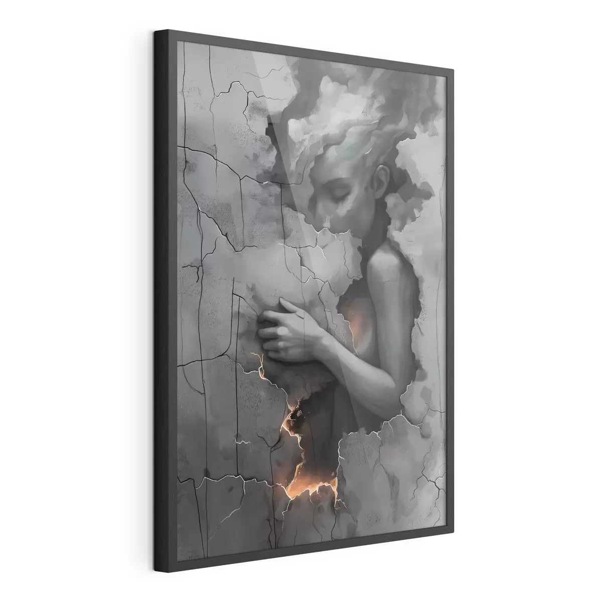 Poster Fille, murs, faute f39994