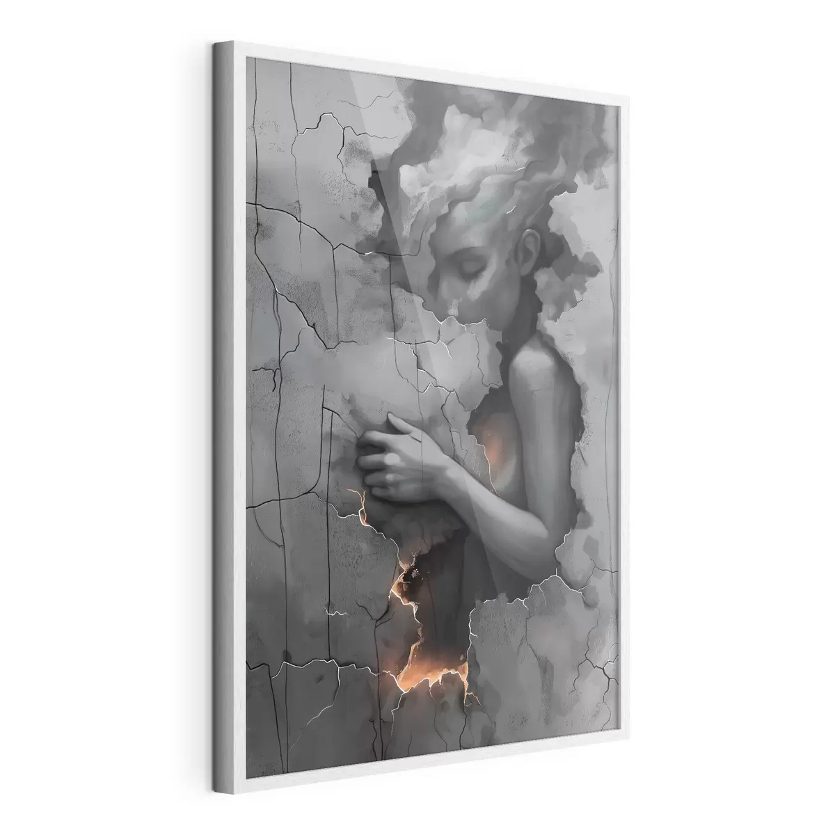 Poster Fille, murs, faute f39994