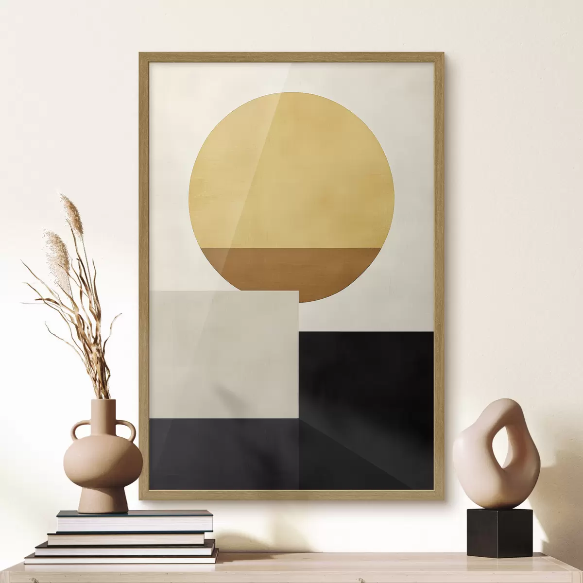 Poster Abstraction avec des formes géométriques f39896