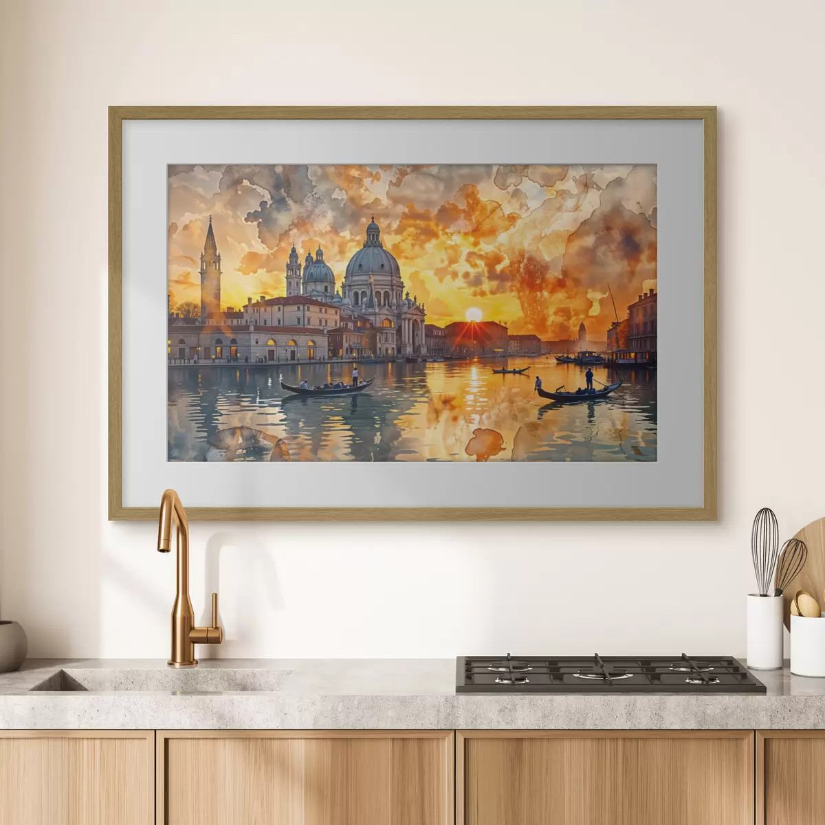 Poster Venise au couchant f40027