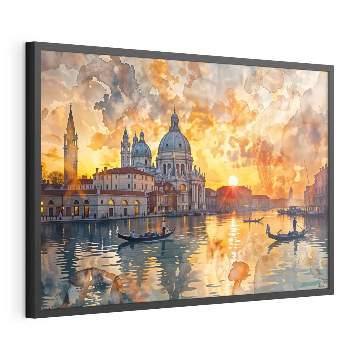 Poster Venise au couchant f40027