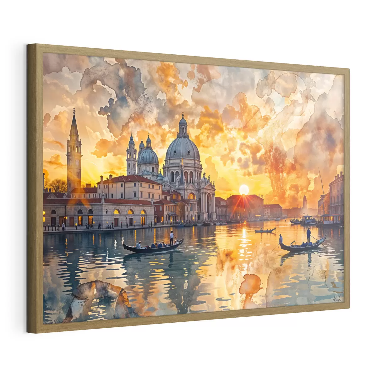 Poster Venise au couchant f40027