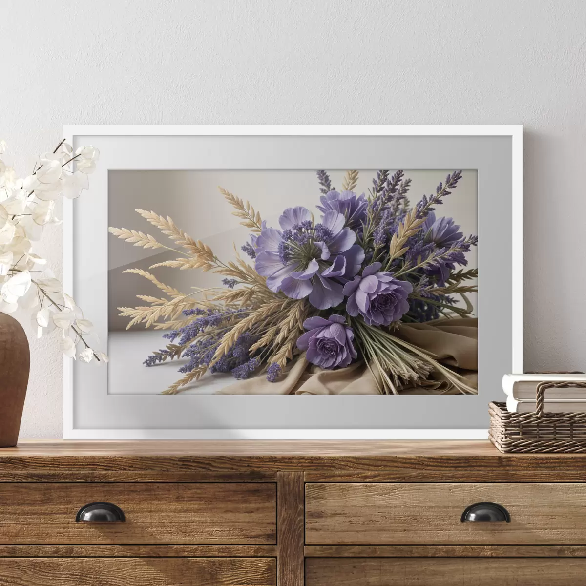 Poster Pivoines et force f40030