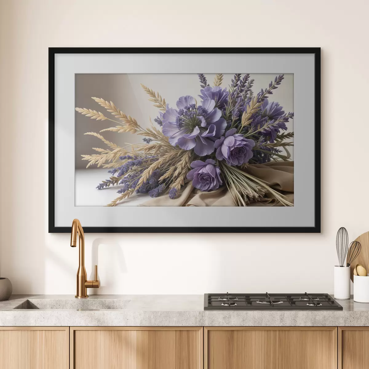 Poster Pivoines et force f40030