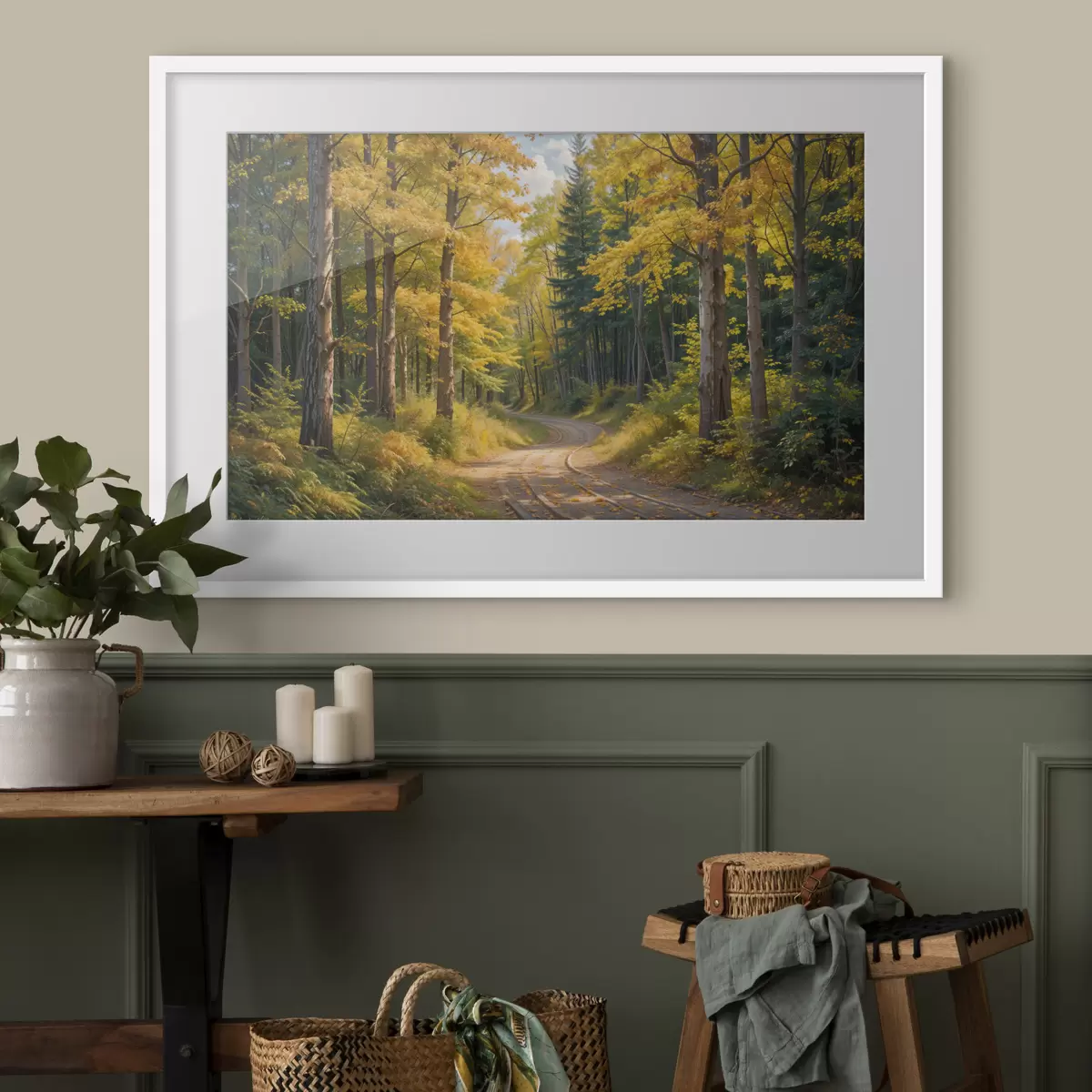 Poster Forêt et force f40031