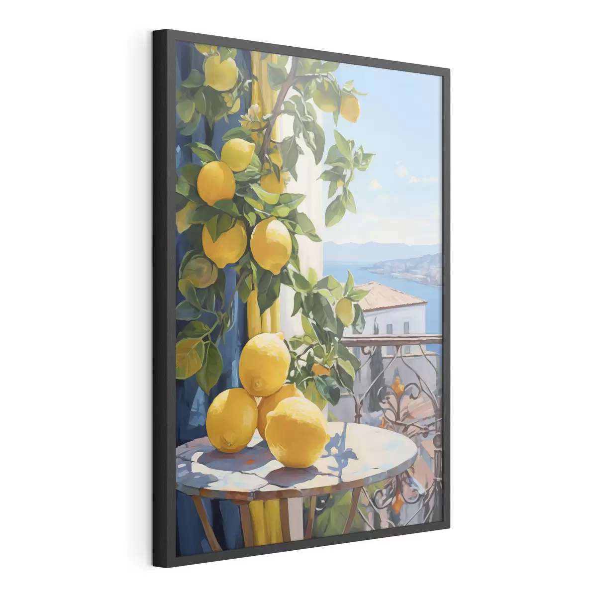 Poster Soleil et citrons f40091