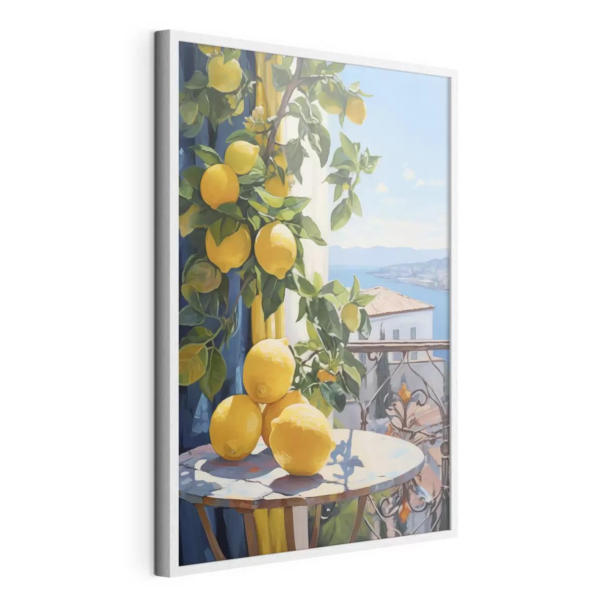 Poster Soleil et citrons f40091