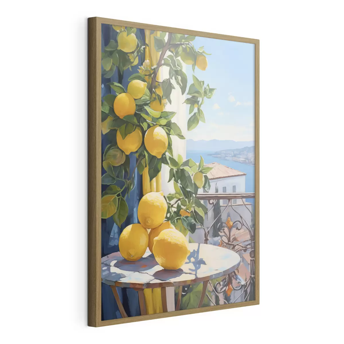 Poster Soleil et citrons f40091
