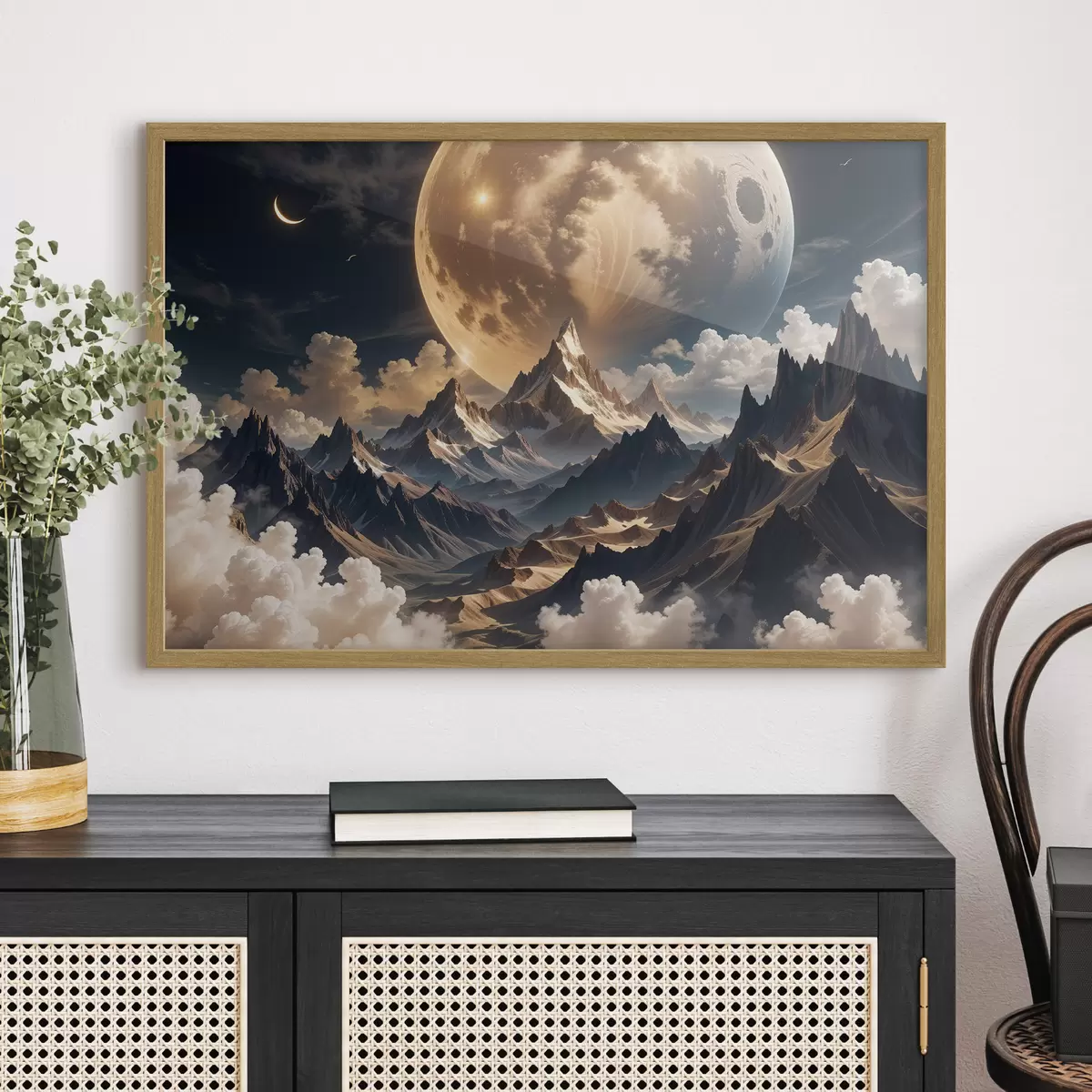 Poster Montagnes et souvenir f40147