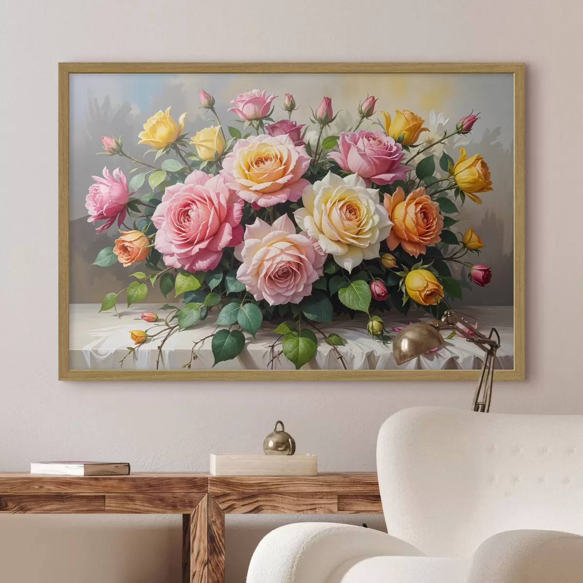 Poster Roses et écho f40149