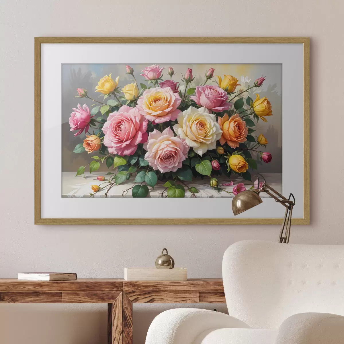 Poster Roses et écho f40149