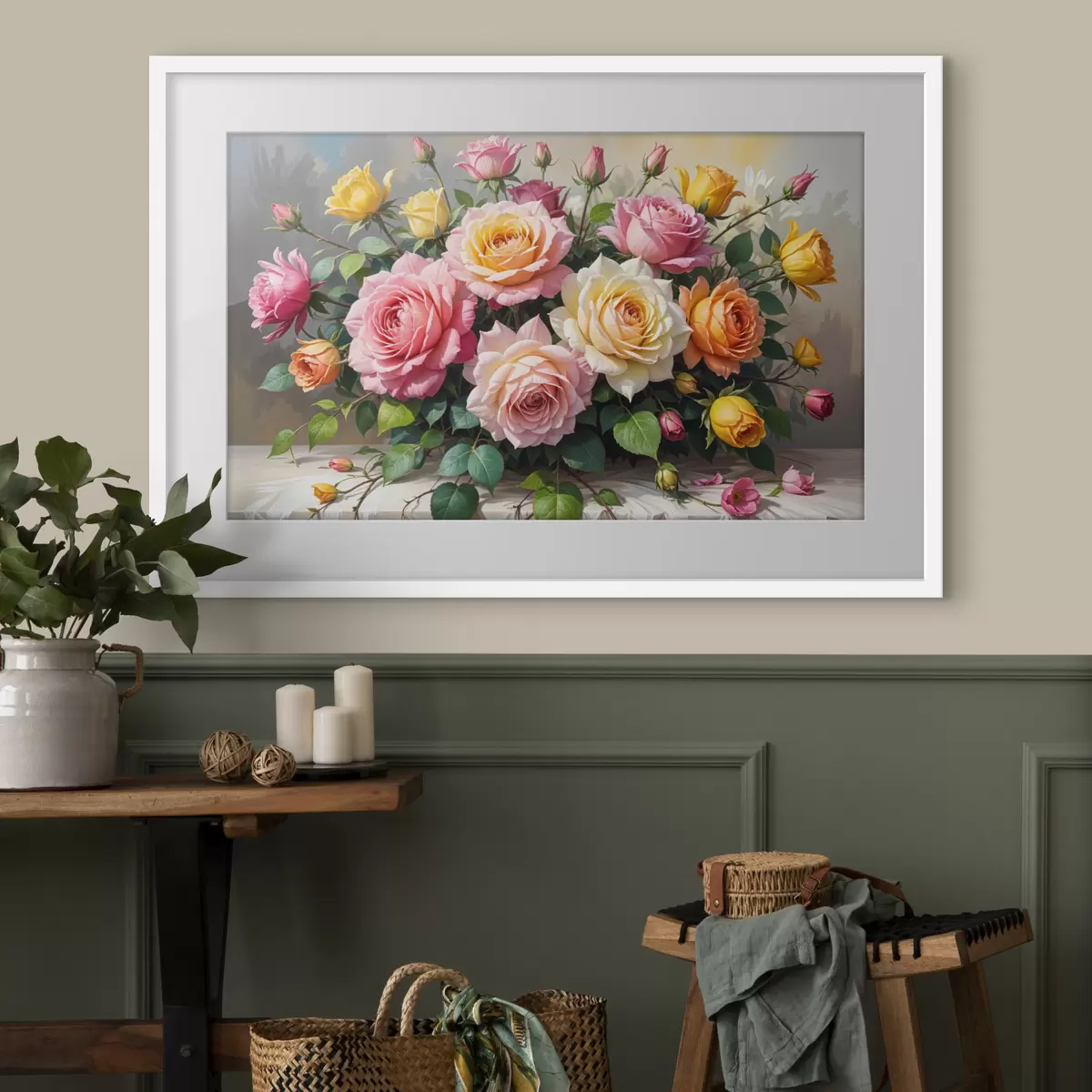 Poster Roses et écho f40149