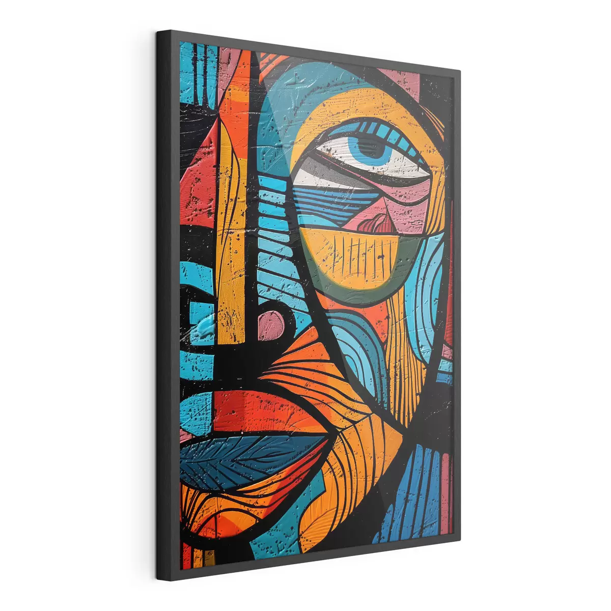 Poster Visage abstrait f40207