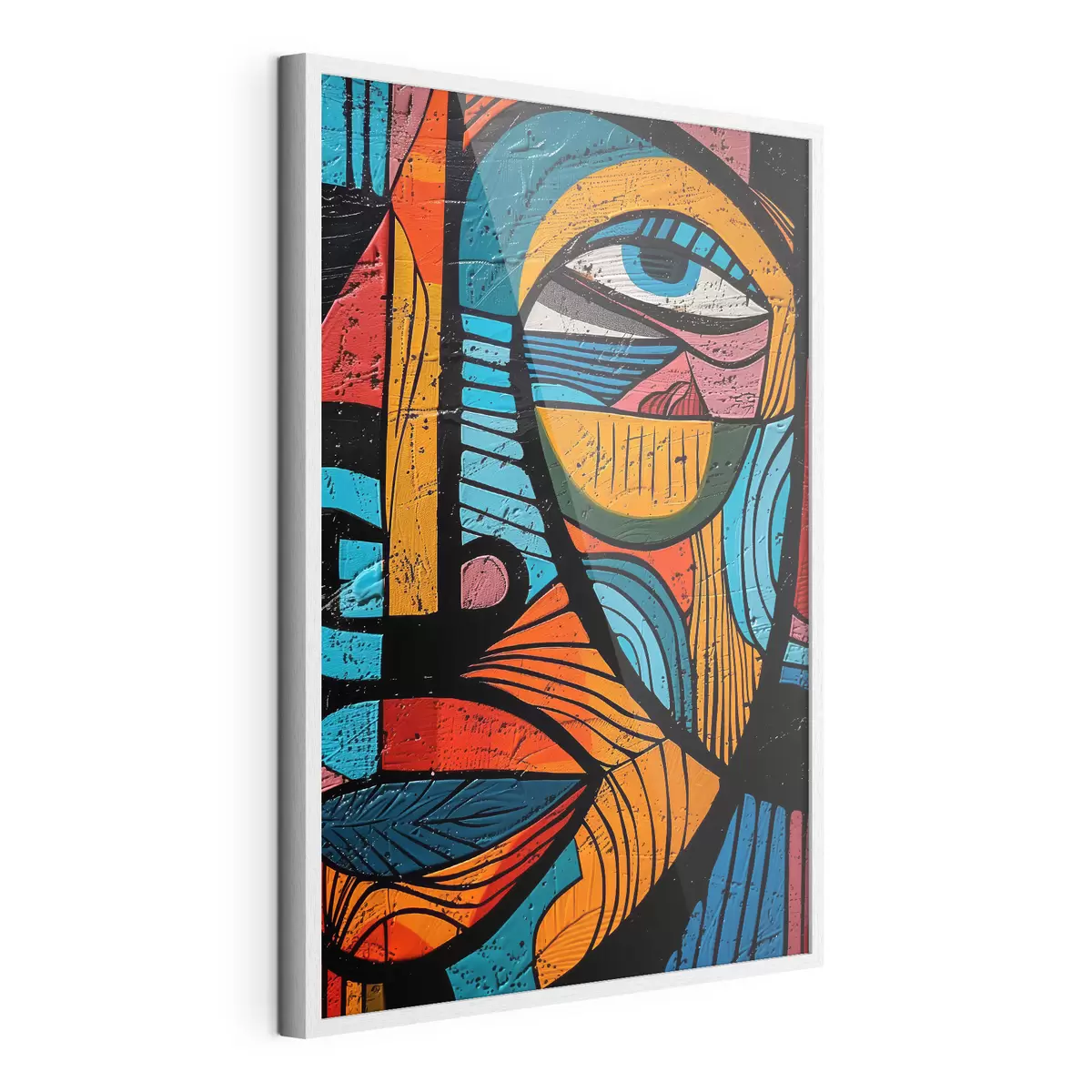 Poster Visage abstrait f40207