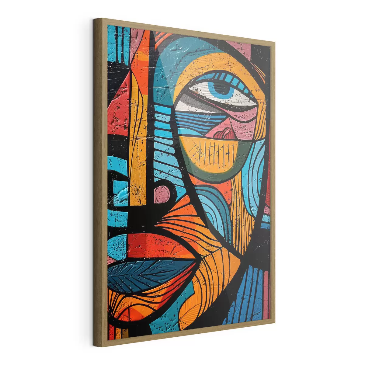 Poster Visage abstrait f40207