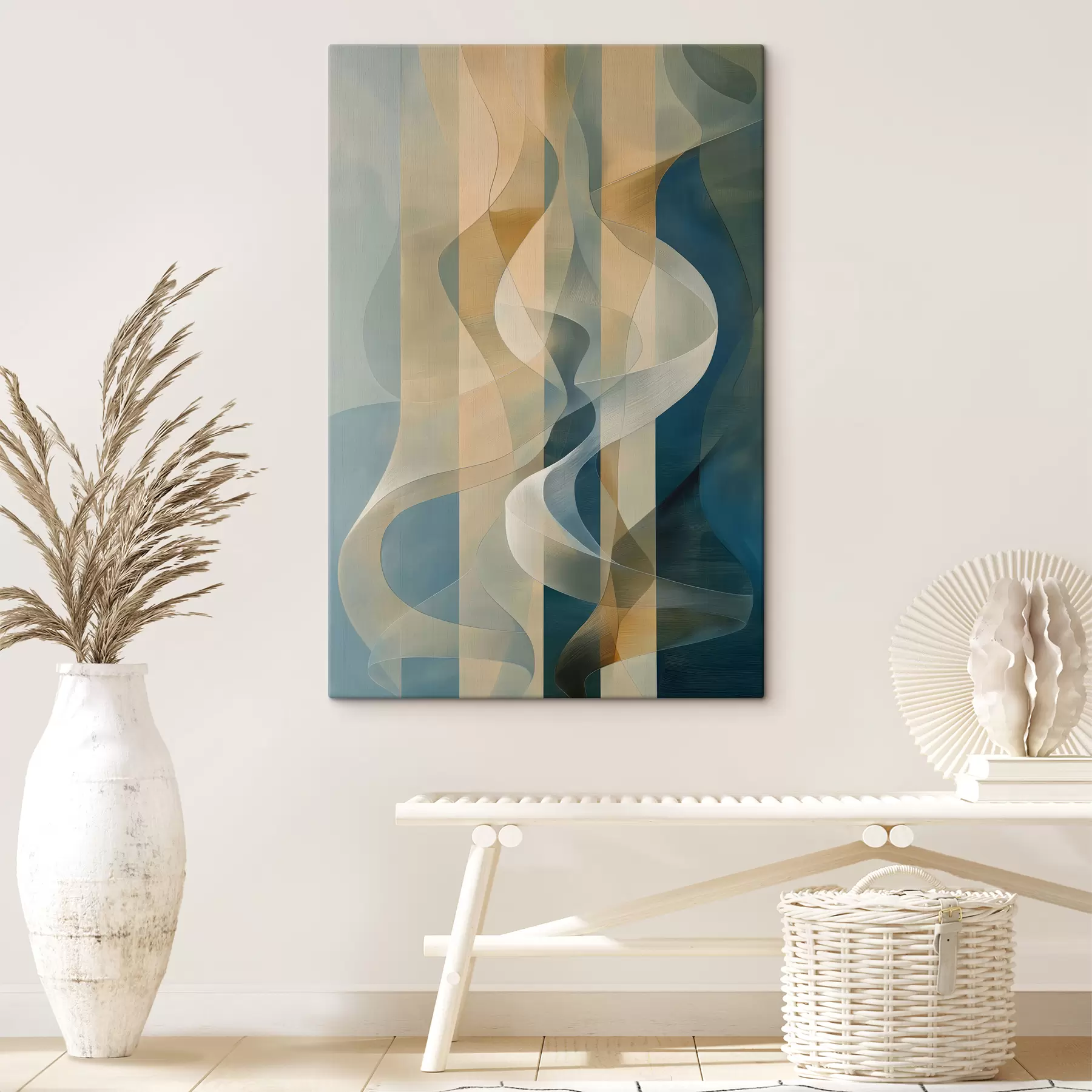 Papier peint abstraction vagues modernes s40244