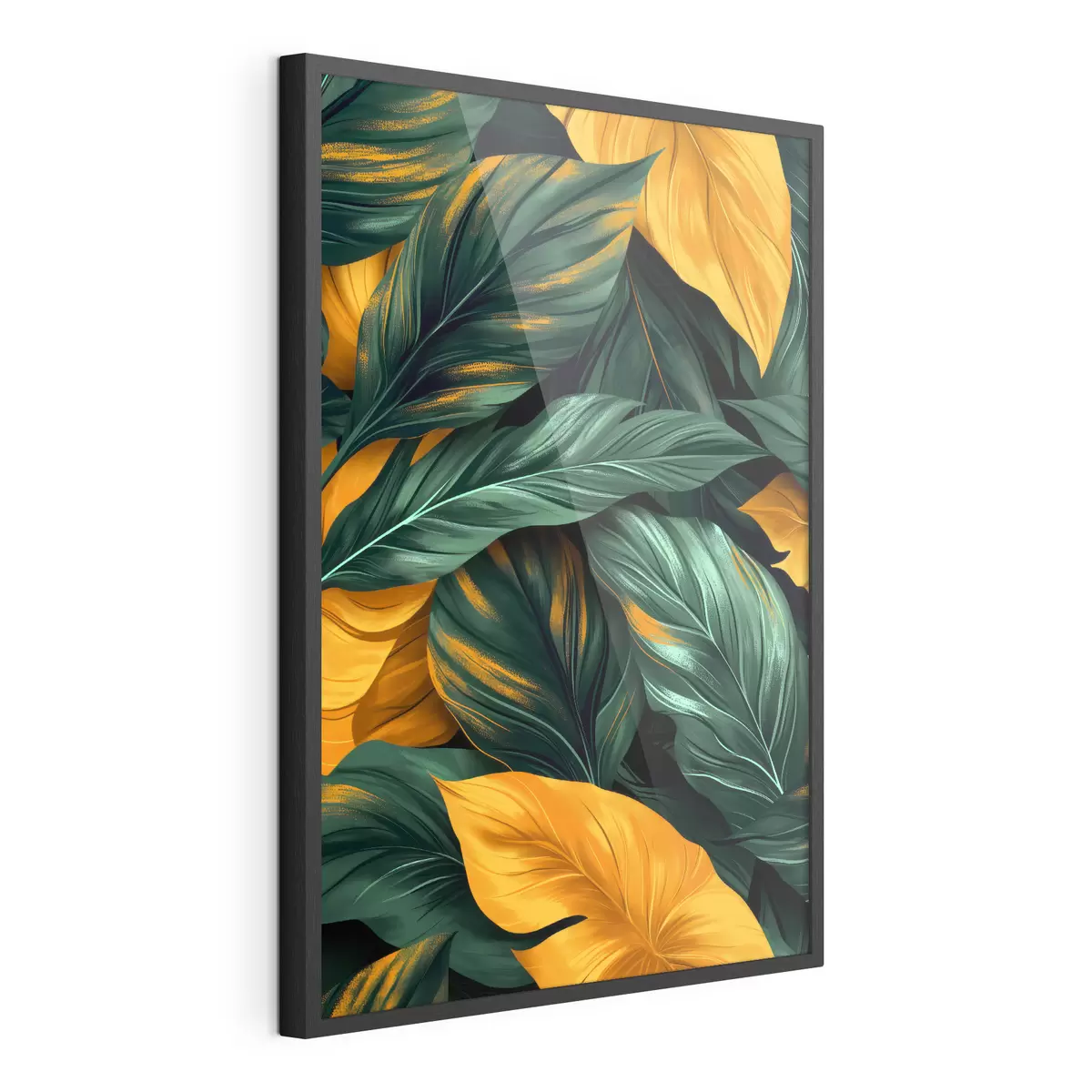 Poster grandes feuilles f40241