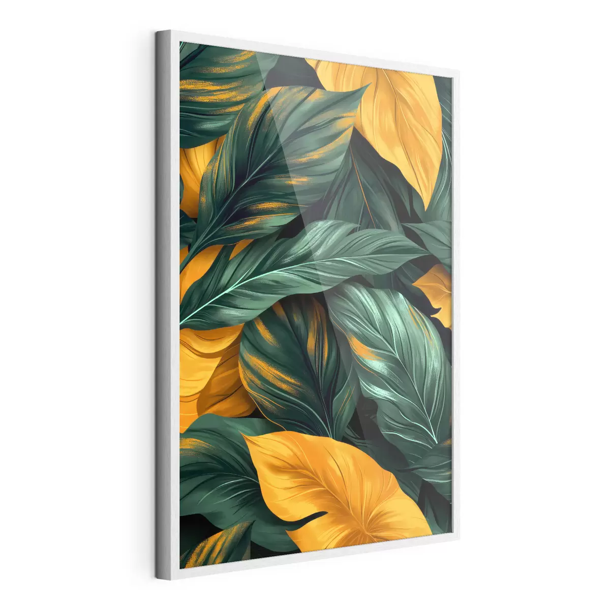 Poster grandes feuilles f40241