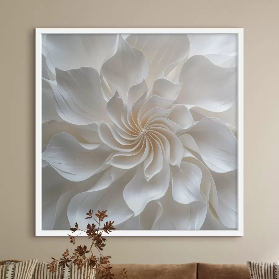 Papier peint grande fleur lumineuse f40261
