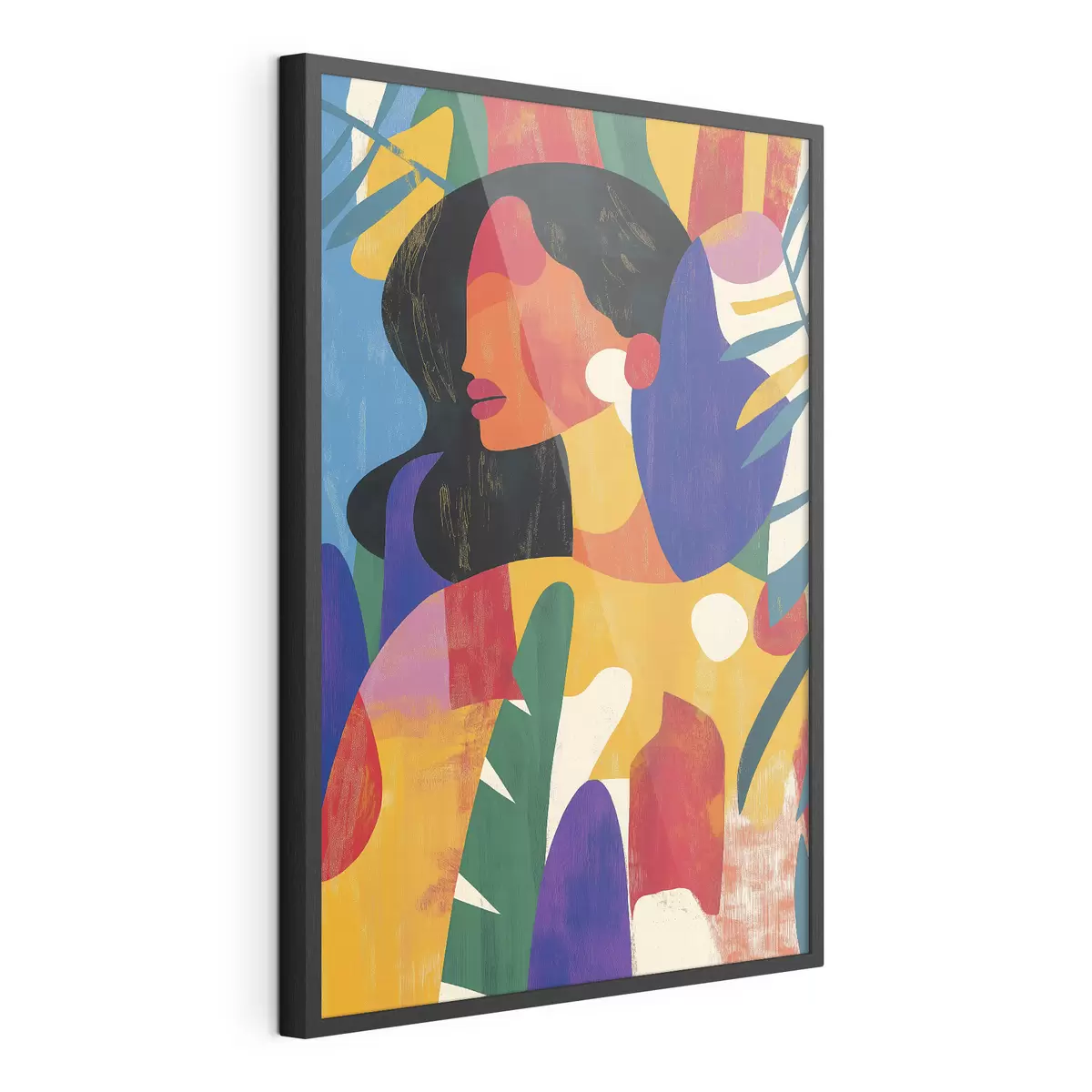 Poster Portrait en couleurs vives f40275