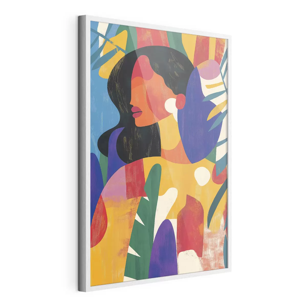 Poster Portrait en couleurs vives f40275