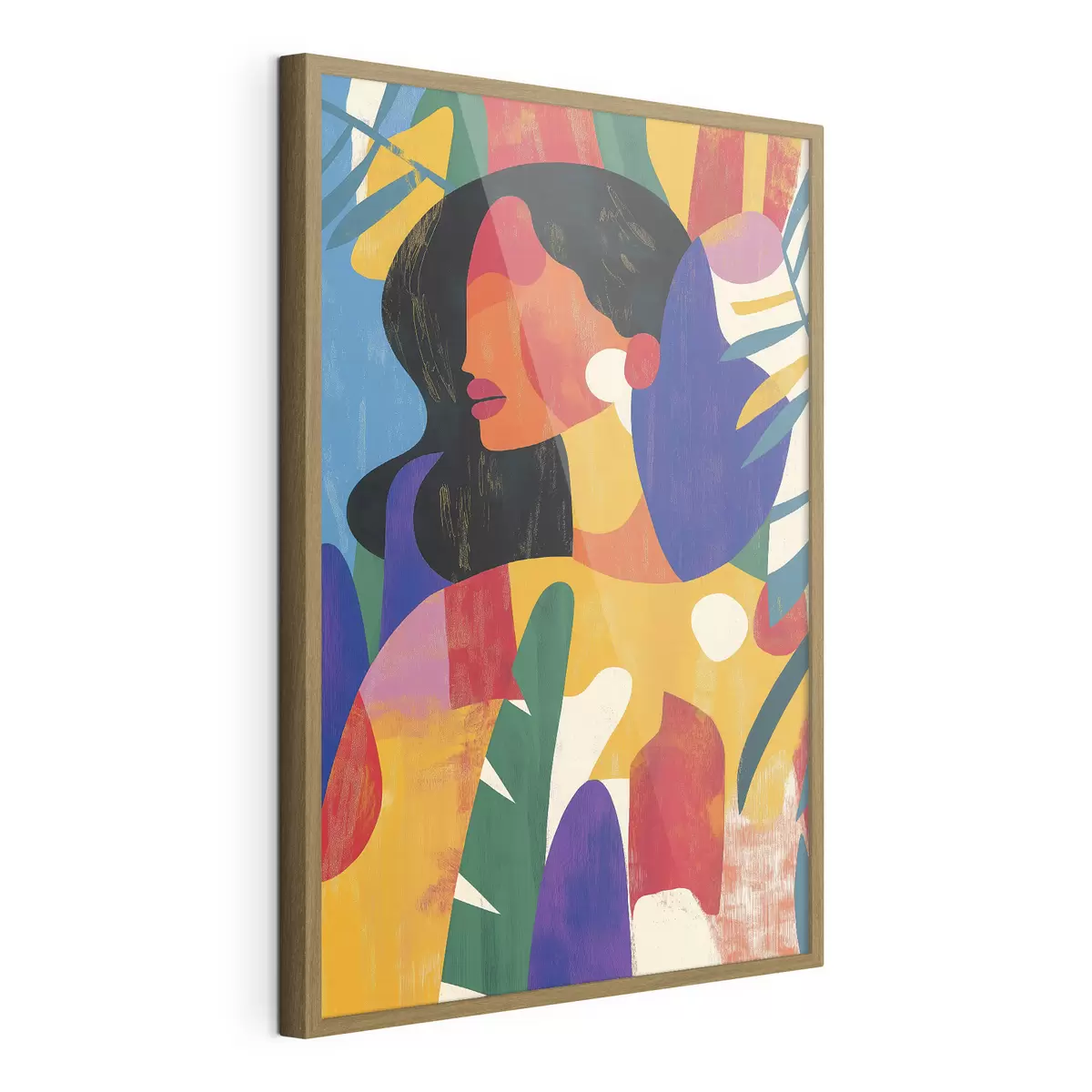 Poster Portrait en couleurs vives f40275