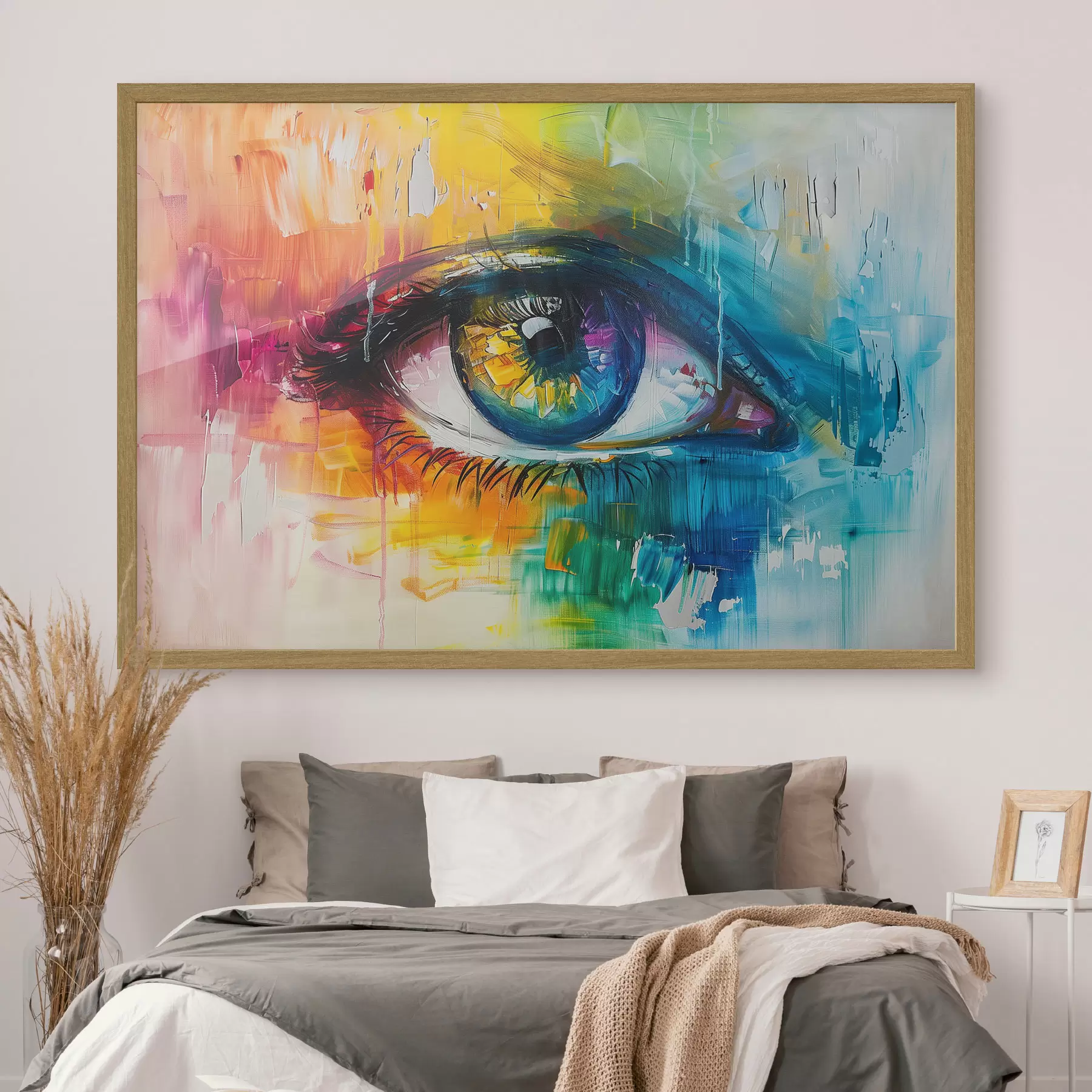 Papier peint Regard arc-en-ciel f40355