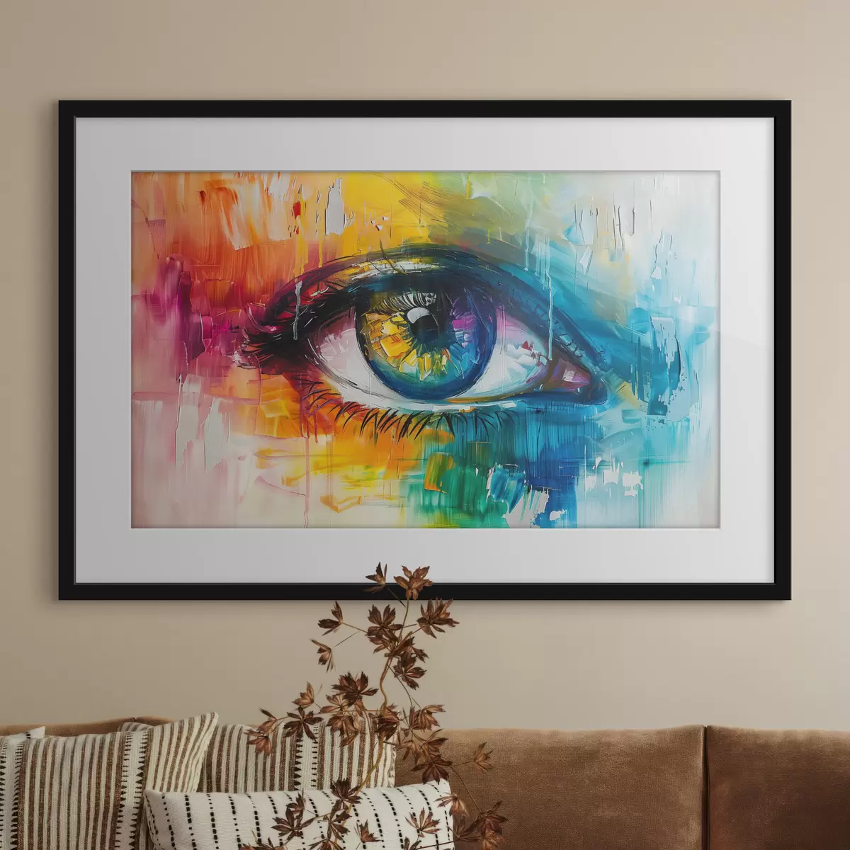 Poster Regard arc-en-ciel f40355