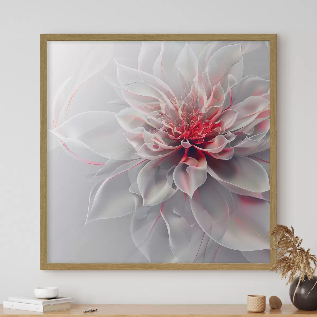 Poster Fleur abstraite f40359