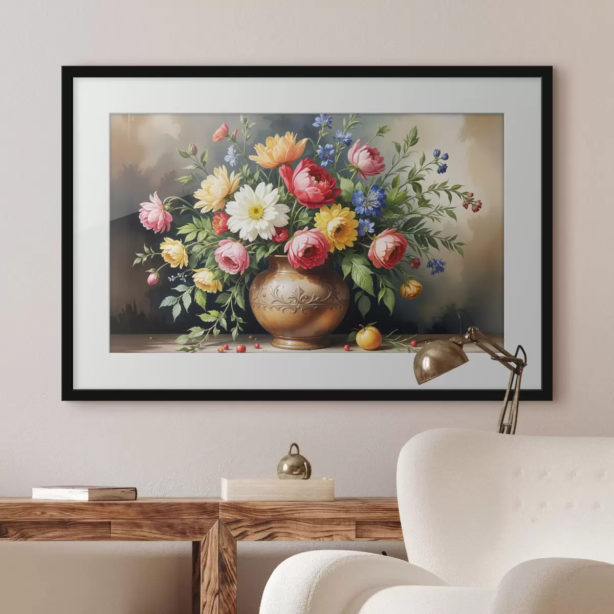 Poster Roses et murmure f40395