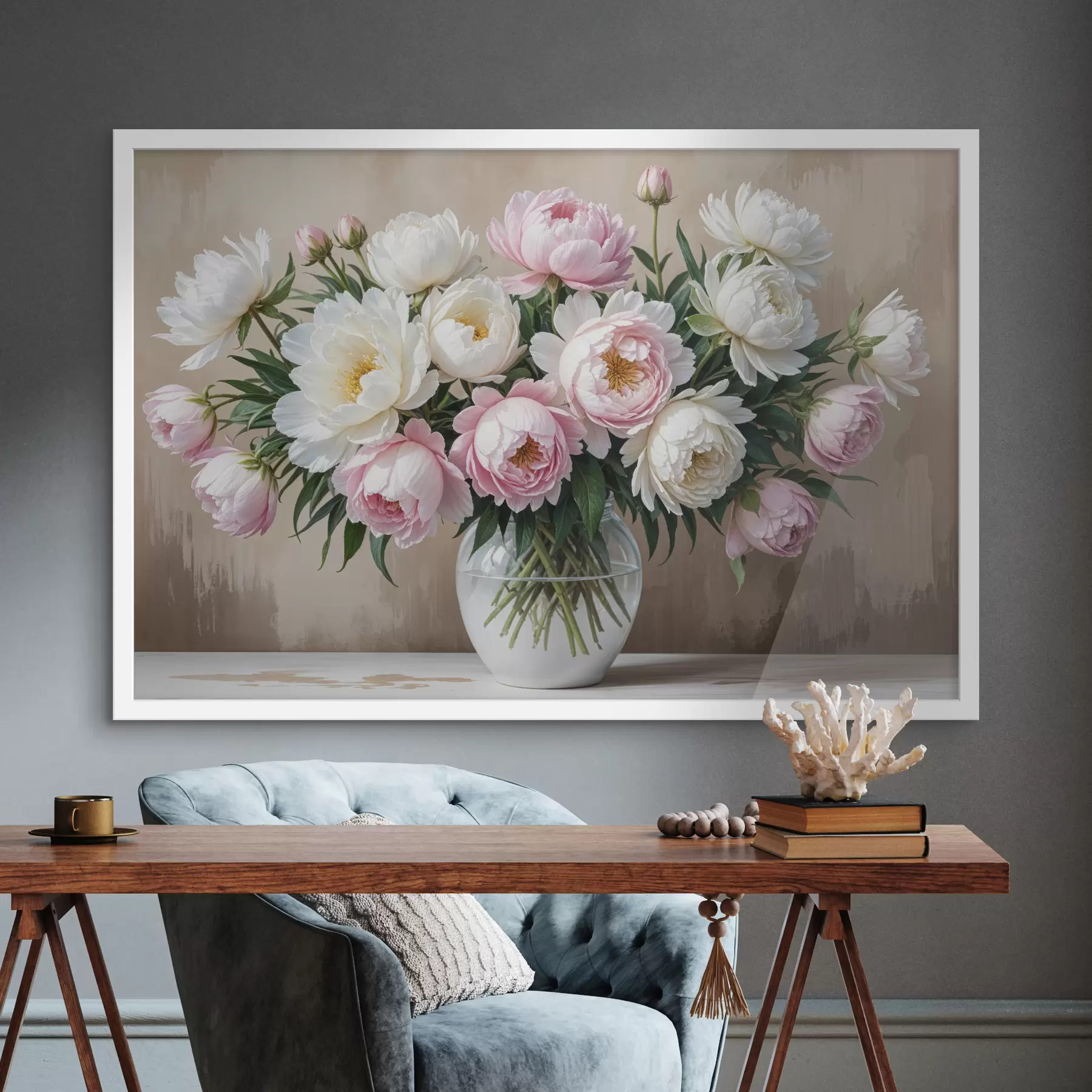 Papier peint Pivoines et chaleur f40398