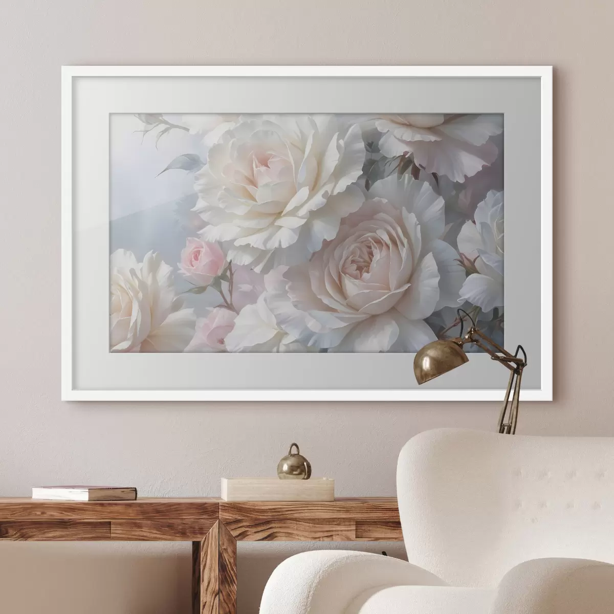 Poster Caresse de roses f40562