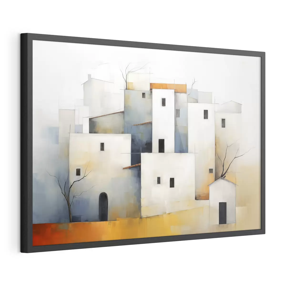 Poster Ville et profondeur f40531